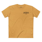 I'm a Bluffer Not a Fighter T-Shirt in Mustard – Front Flat Lay | All Bluff Poker
