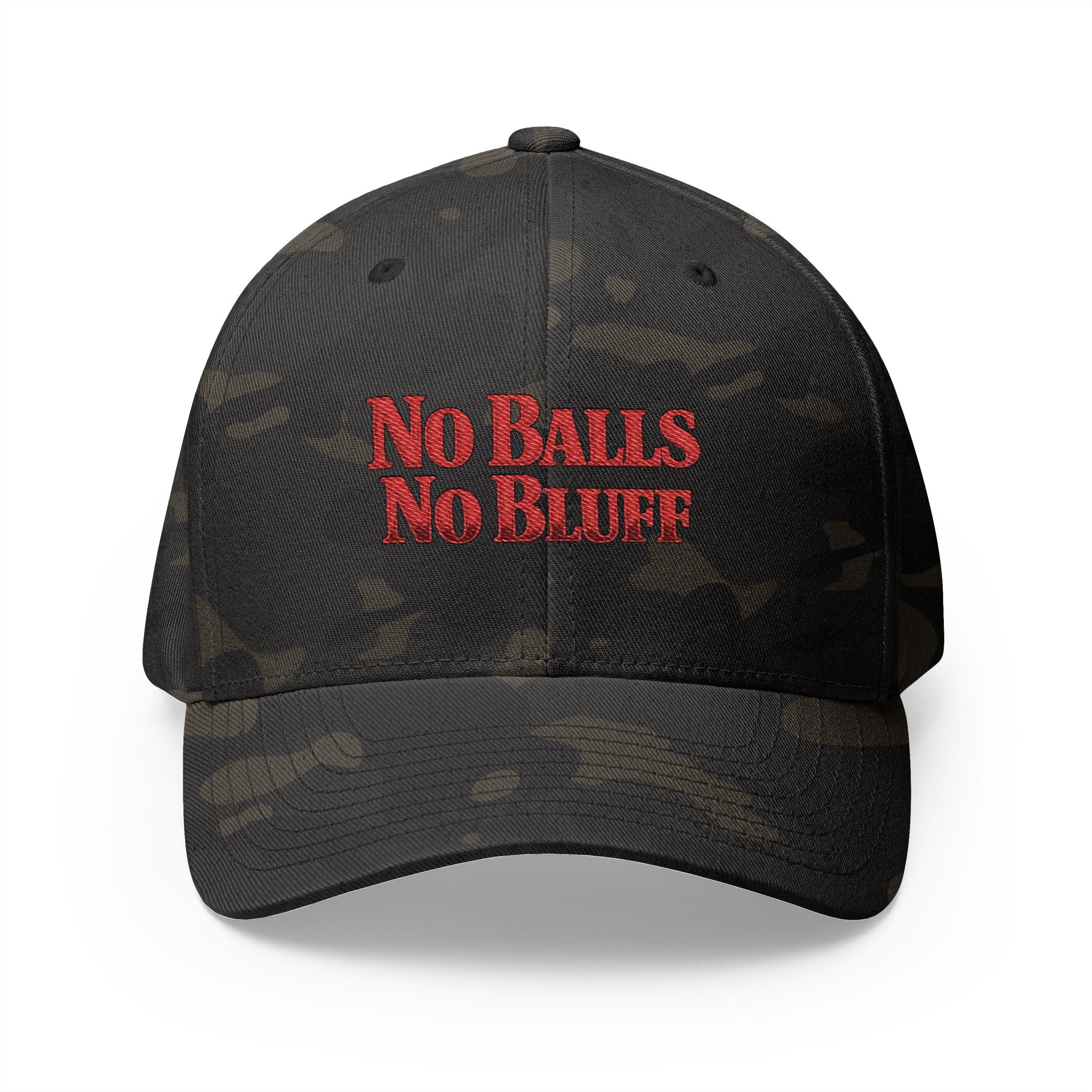 No Balls No Bluff | All Bluff Poker | Hats | NBNB-HAT-5 — Fitted Cap