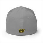 All Courage Fitted Cap in Grey – Back View | All Bluff Poker