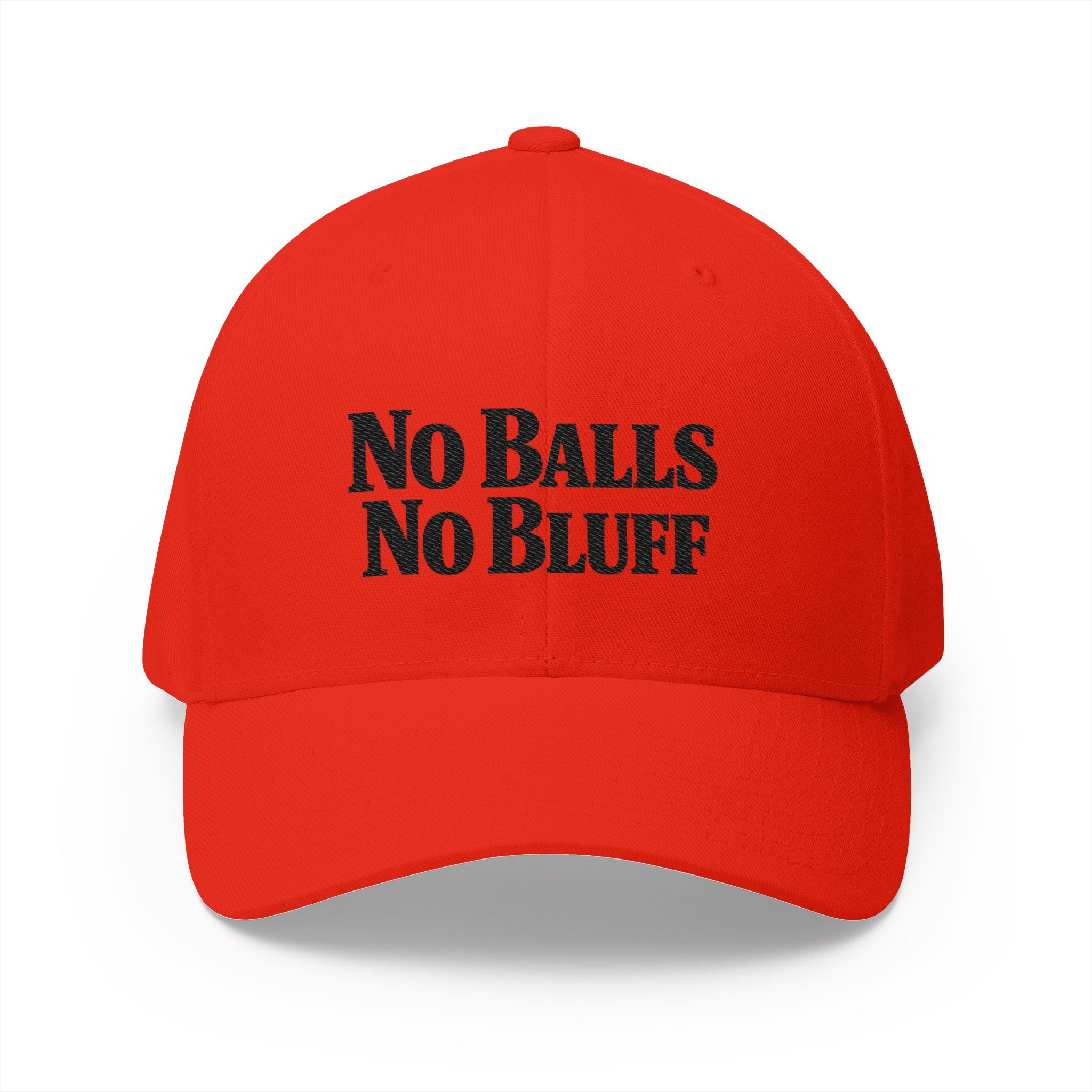 No Balls No Bluff | All Bluff Poker | Hats | NBNB-HAT-3 — Fitted Cap