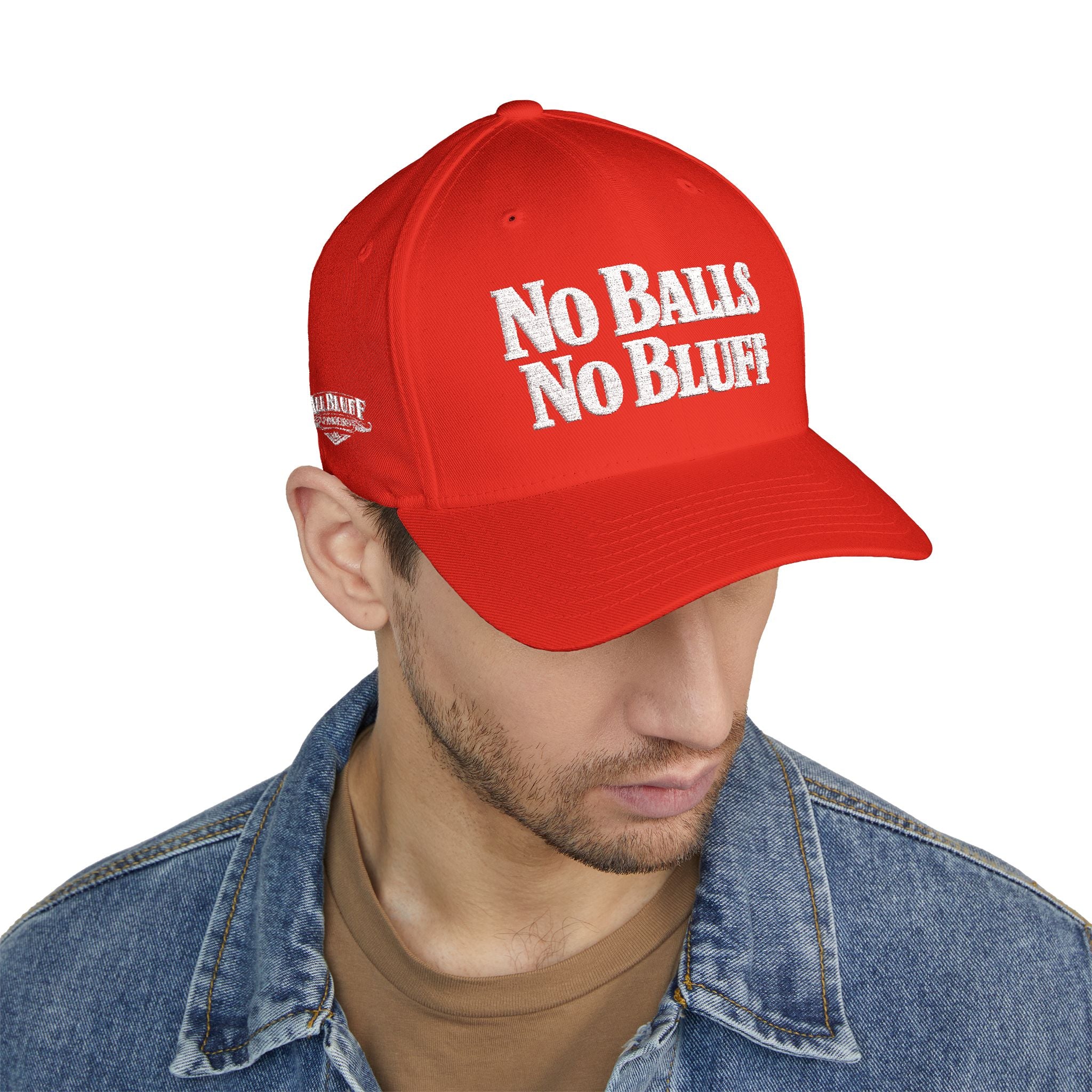 No Balls No Bluff | All Bluff Poker | Hats | NBNB-HAT-4 — Fitted Cap