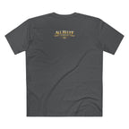 No Balls No Bluff T-Shirt in Charcoal – Back Flat Lay | All Bluff Poker
