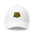 House of Bluff Fitted Cap in White – Front View | All Bluff Poker
