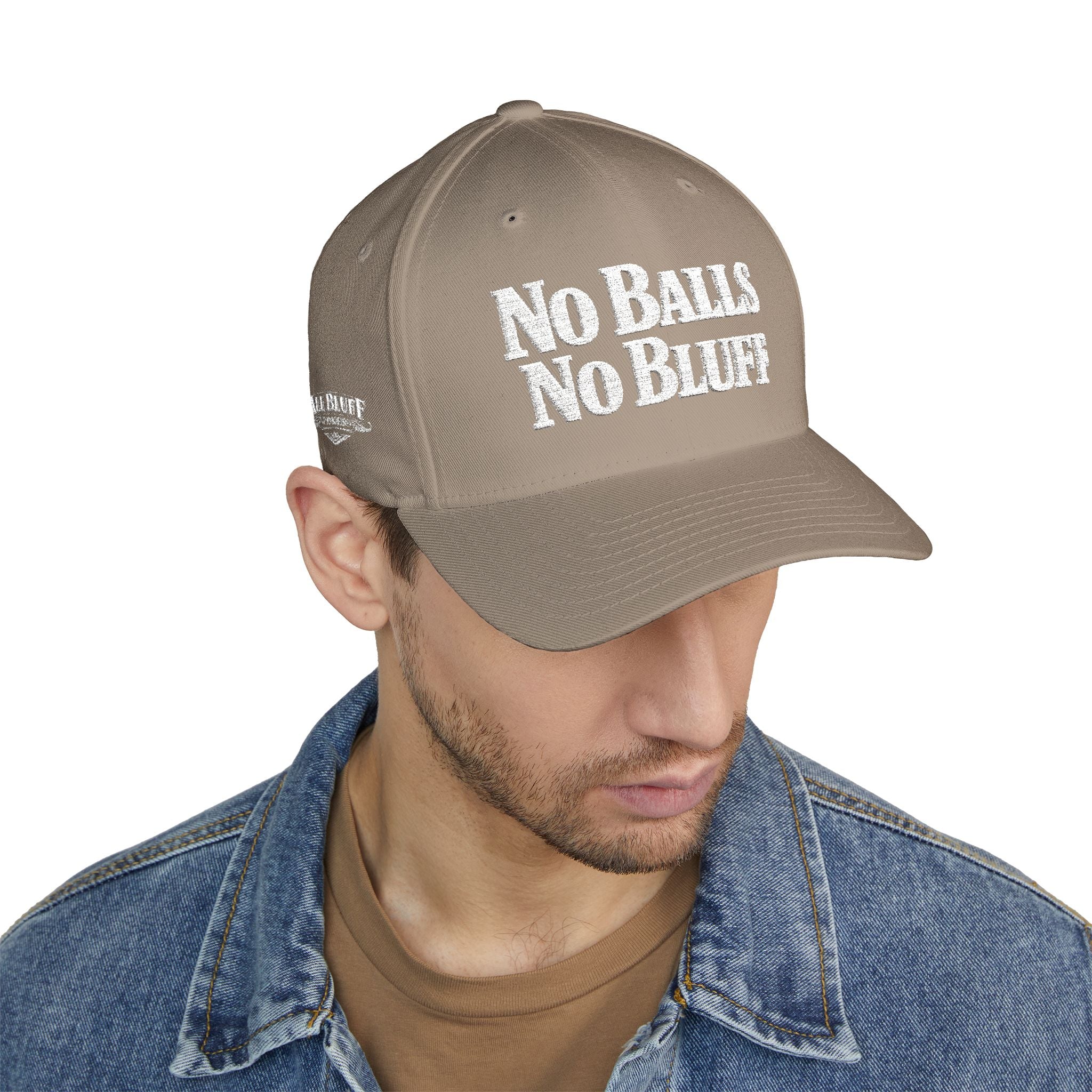No Balls No Bluff | All Bluff Poker | Hats | NBNB-HAT-4 — Fitted Cap