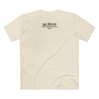 All Bluff No Fear T-Shirt in Natural – Back Flat Lay | All Bluff Poker