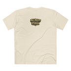 House of Bluff T-Shirt in Natural – Back Flat Lay | All Bluff Poker