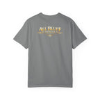 7-2 Style T-Shirt in Grey – Back Flat Lay | All Bluff Poker