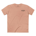 No Balls No Bluff T-Shirt in Pale Pink – Front Flat Lay | All Bluff Poker