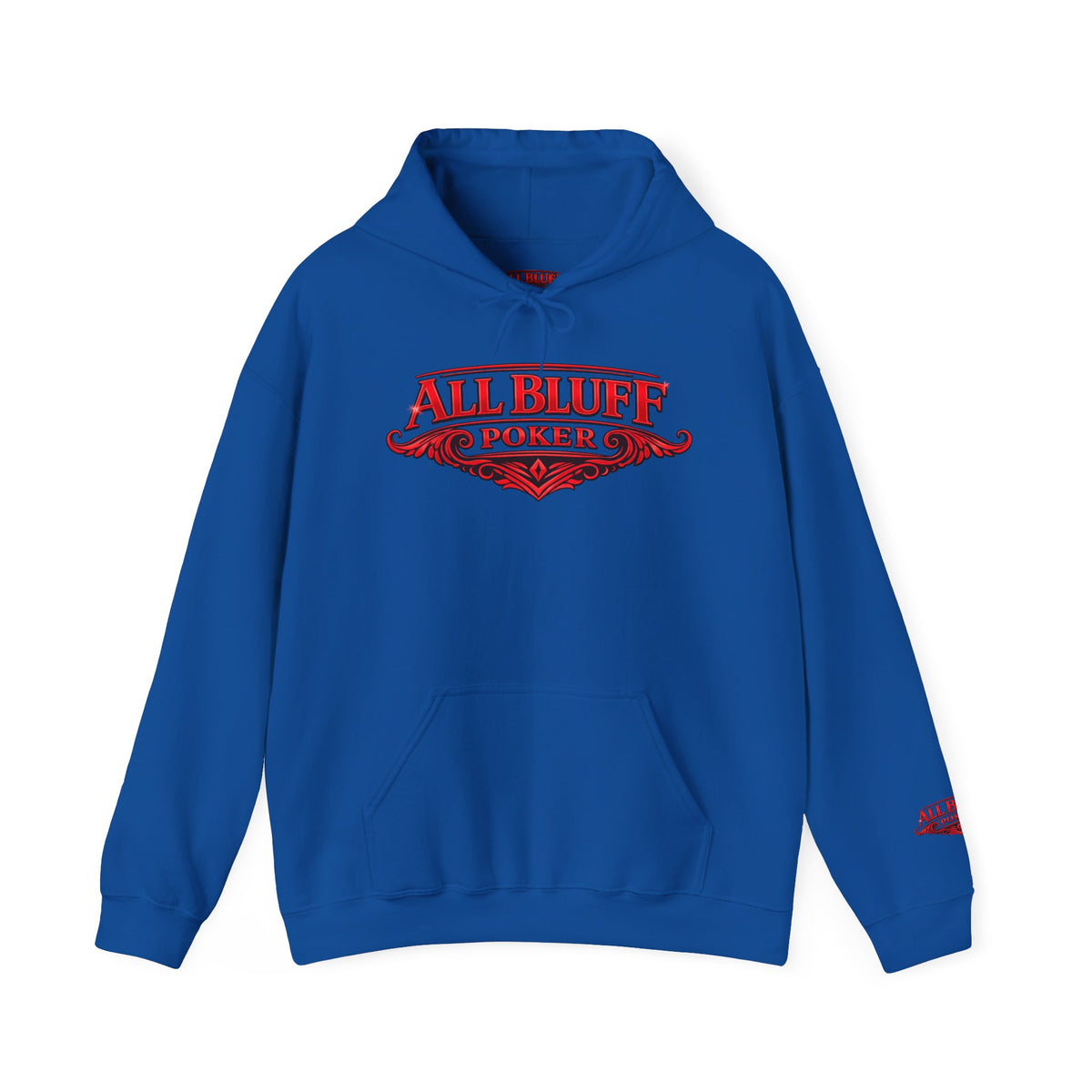 Copy of Copy of All Bluff Poker Hoodie — Gold Logo Poker Sweatshirt for Players & Fans