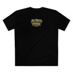 Professional Bluffer T-Shirt in Black – Back Flat Lay | All Bluff Poker