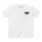 All Bluff No Fear T-Shirt in White – Front Flat Lay | All Bluff Poker