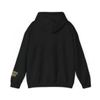 All Bluff No Fear Pullover Hoodie in Black – Back Flat Lay | All Bluff Poker