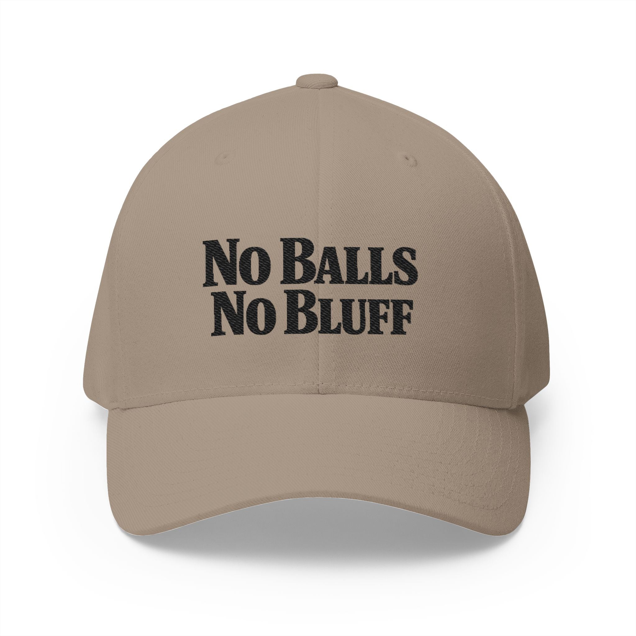 No Balls No Bluff | All Bluff Poker | Hats | NBNB-HAT-3 — Fitted Cap