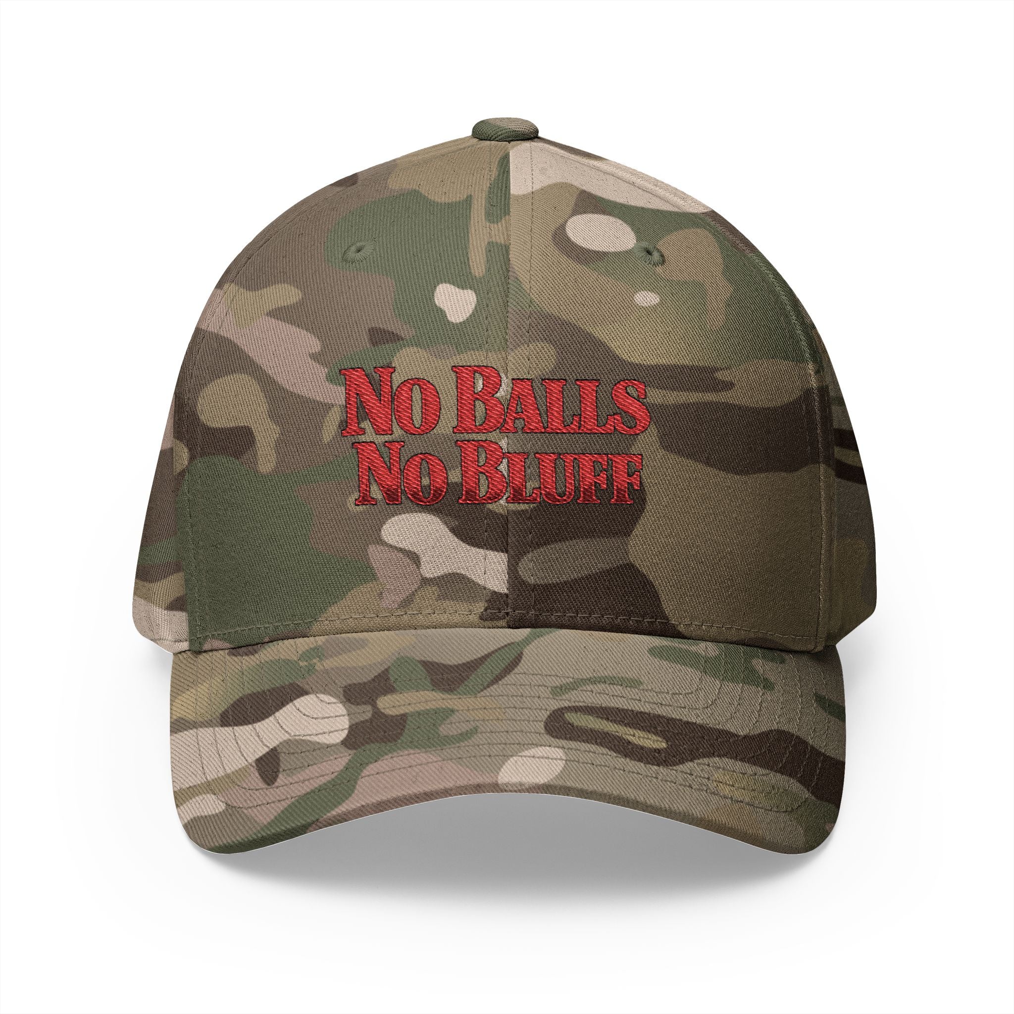 No Balls No Bluff | All Bluff Poker | Hats | NBNB-HAT-5 — Fitted Cap