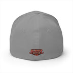 Professional Bluffer Fitted Cap in Grey – Back View | All Bluff Poker
