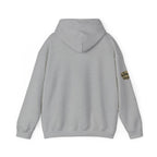 No Balls No Bluff Pullover Hoodie in Sport Grey – Back Flat Lay | All Bluff Poker