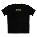 Professional Bluffer T-Shirt in Black – Back Flat Lay | All Bluff Poker