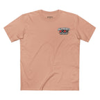 All Bluff No Fear T-Shirt in Pale Pink – Front Flat Lay | All Bluff Poker