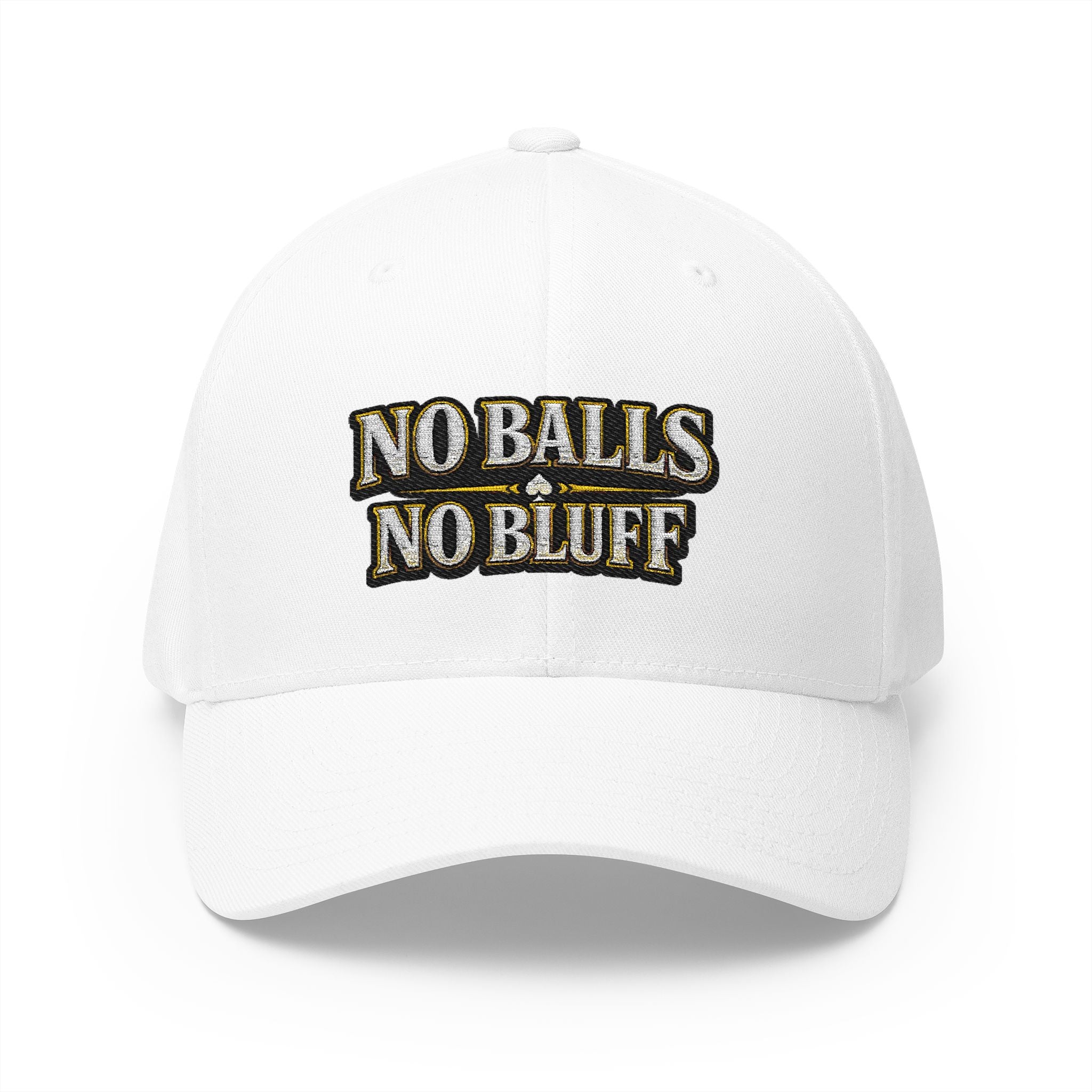 No Balls No Bluff | All Bluff Poker | Hats | NBNB-HAT-2 — Fitted Cap