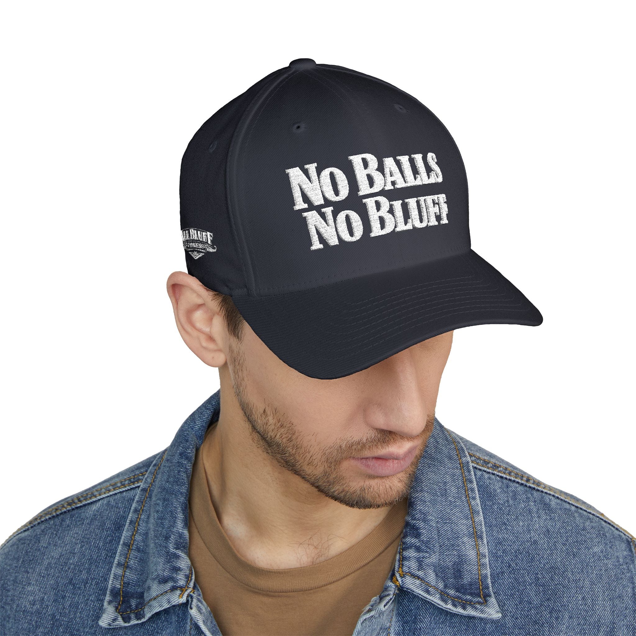 No Balls No Bluff | All Bluff Poker | Hats | NBNB-HAT-4 — Fitted Cap