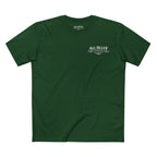 I'm a Bluffer Not a Fighter T-Shirt in Forest Green – Front Flat Lay | All Bluff Poker