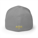 All Bluff Poker Fitted Cap in Grey – Back View | All Bluff Poker
