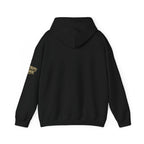 All Bluff Poker Pullover Hoodie in Black – Back Flat Lay | All Bluff Poker