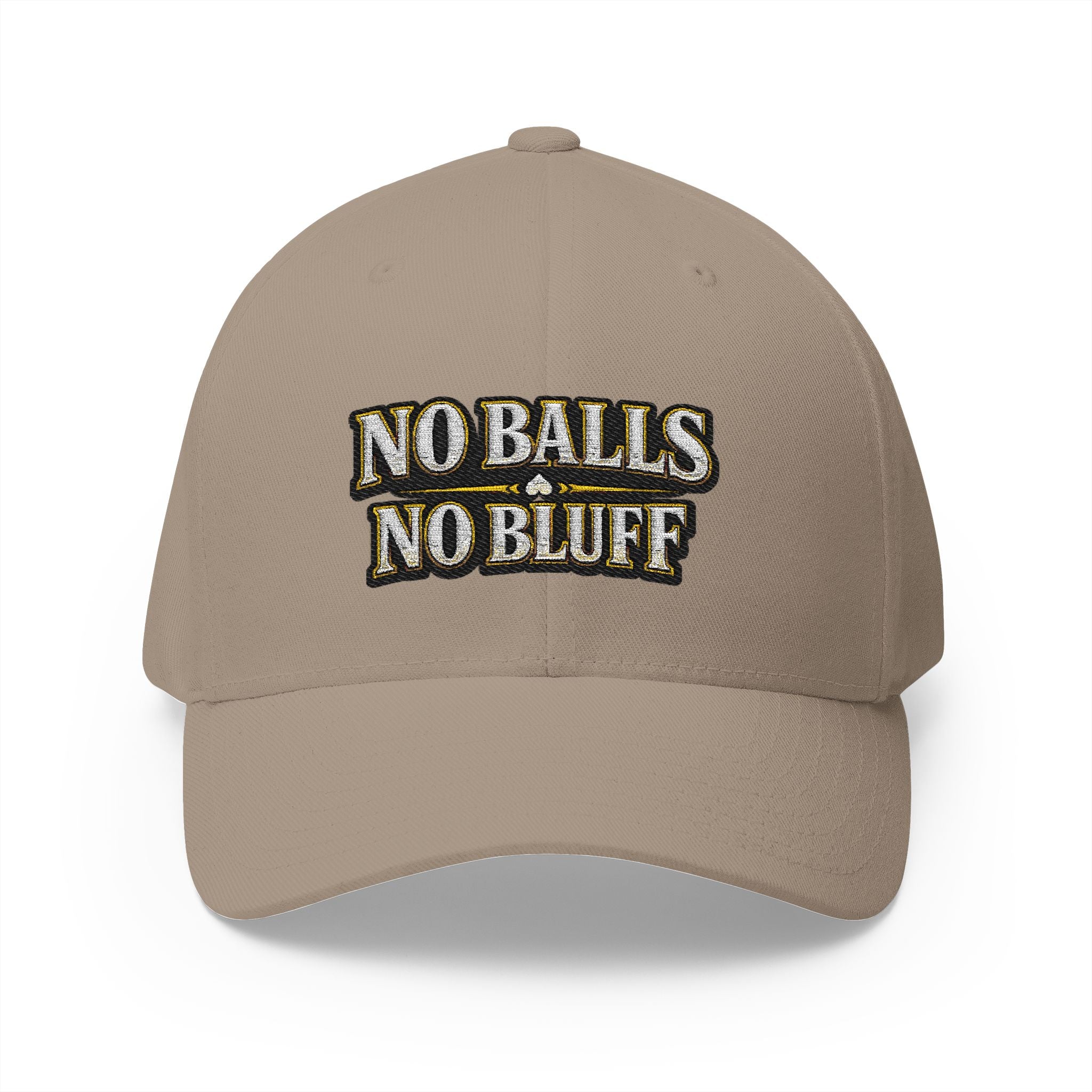 No Balls No Bluff | All Bluff Poker | Hats | NBNB-HAT-2 — Fitted Cap
