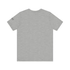 I'm a Bluffer Not a Fighter T-Shirt in Athletic Heather – Back Flat Lay | All Bluff Poker
