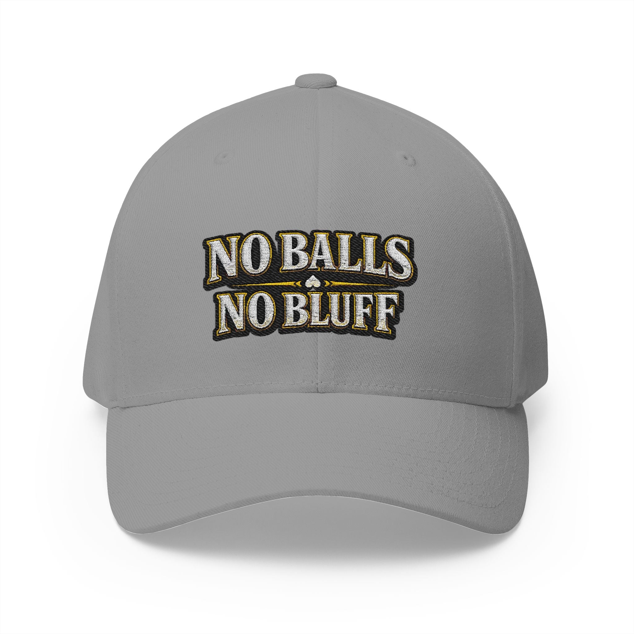 No Balls No Bluff | All Bluff Poker | Hats | NBNB-HAT-2 — Fitted Cap