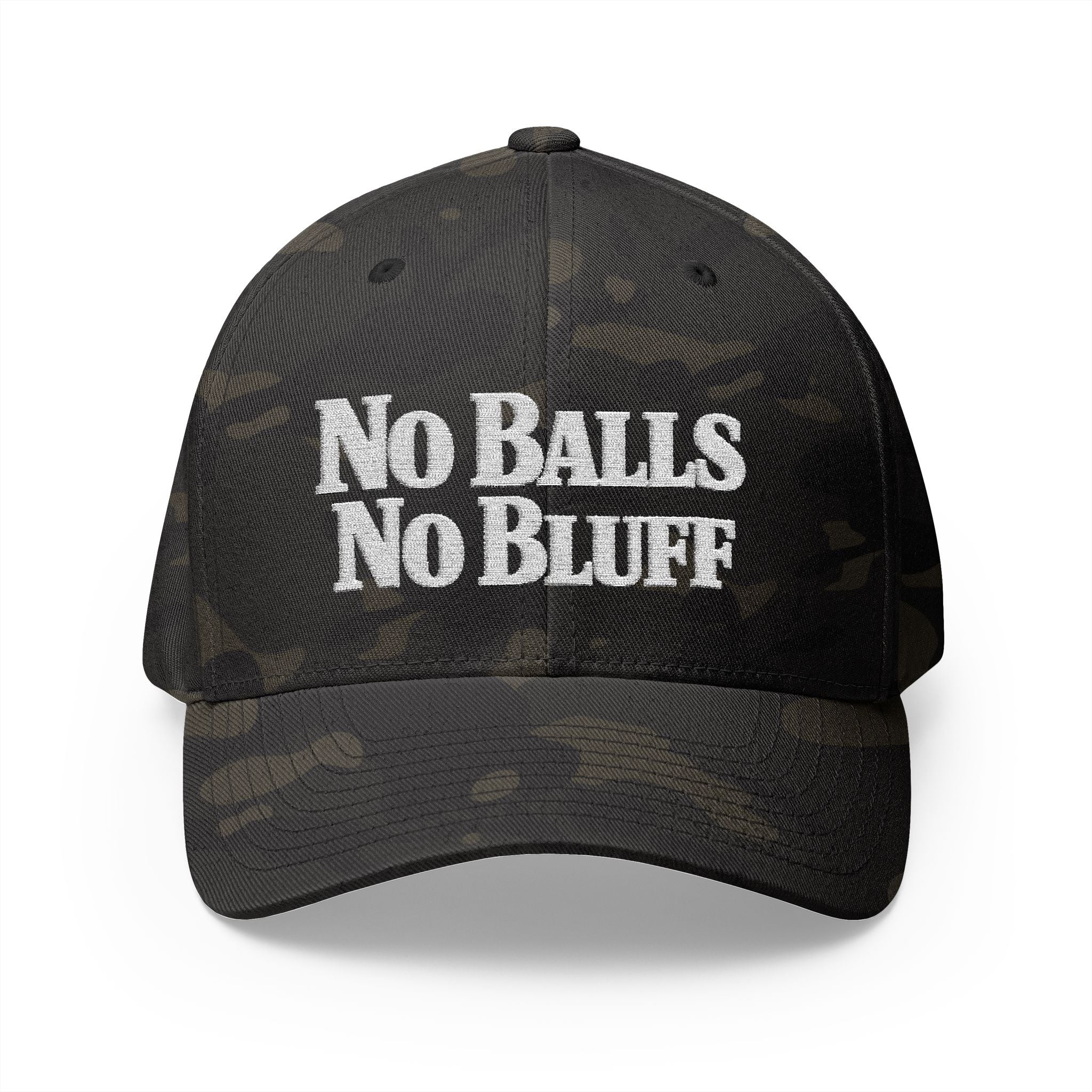 No Balls No Bluff | All Bluff Poker | Hats | NBNB-HAT-4 — Fitted Cap